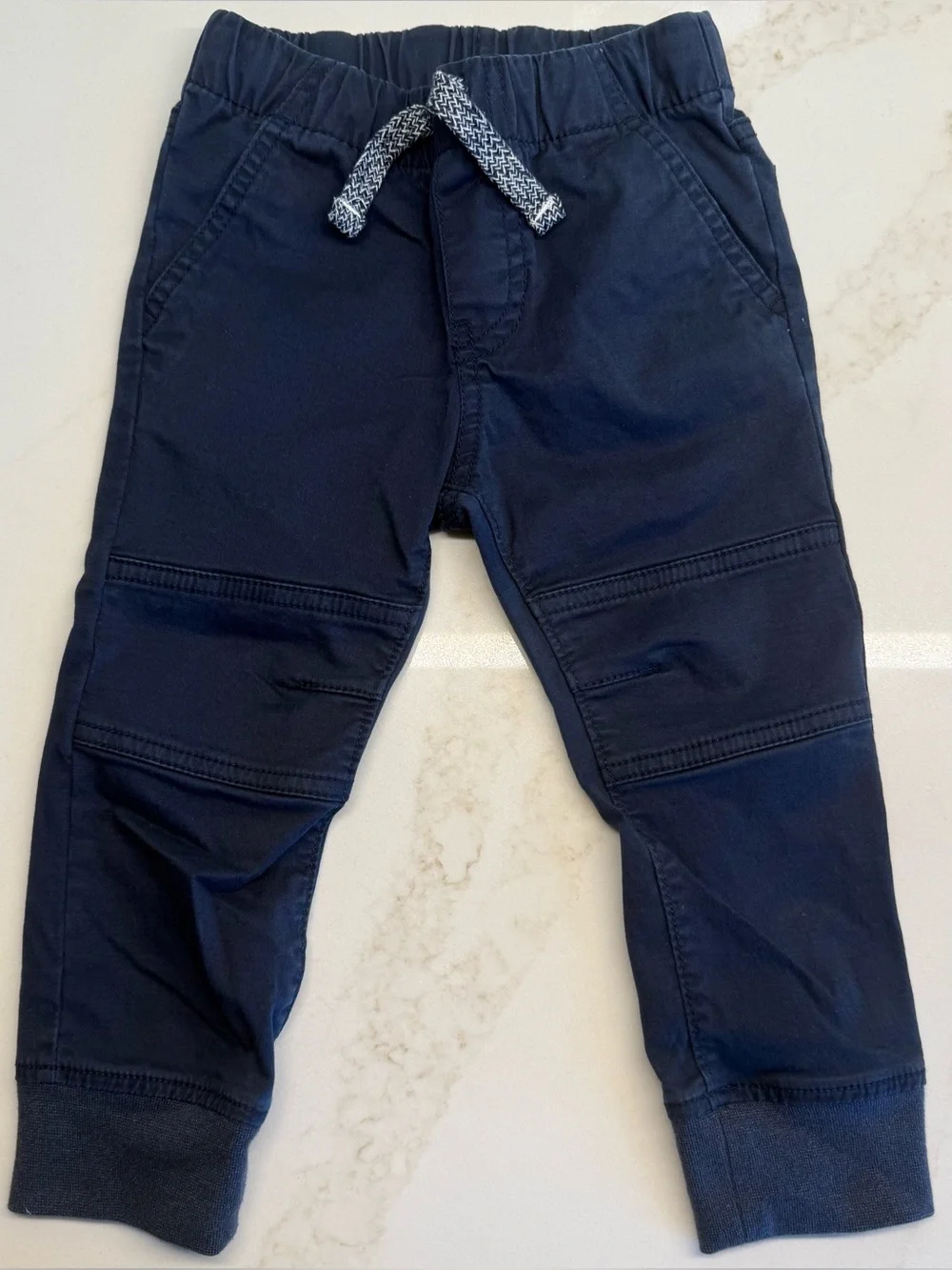 Cat & Jack 2T Jogger Pants Bundle of 3 | Navy Burgundy Camo | Toddler Boys